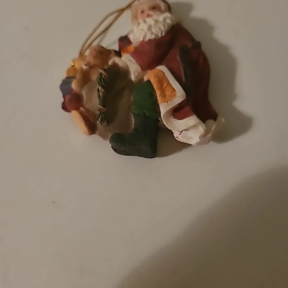 Vintage Santa Ornament #3